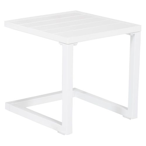 Table D'appoint Barbados En Aluminium Blanc