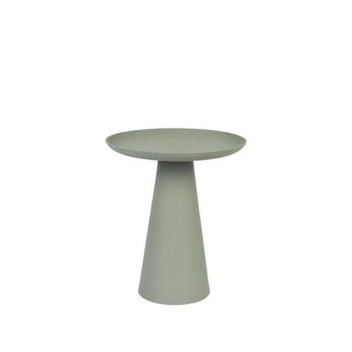 Table D'appoint Ronde 39,5x45,5 Cm En Aluminium Vert - Array