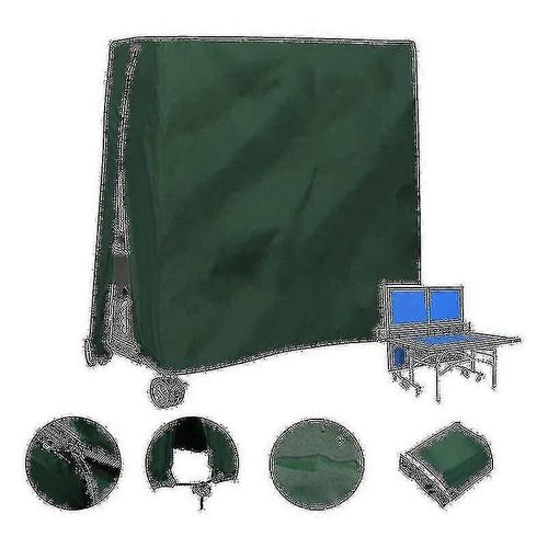 Table De Ping-Pong Extrieure Impermable  LEau Et  La Poussire Table De Ping-Pong 165 X 70 X 185 Cm Vert