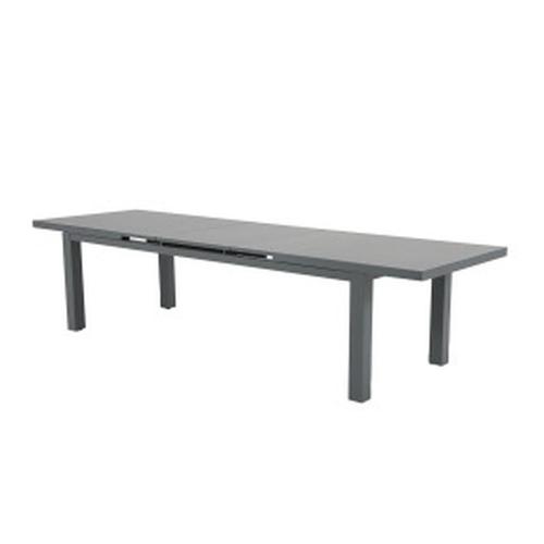 Table Extrieure 256/320cm Gris Hyba