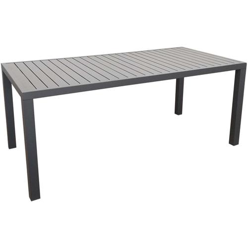 Table Extrieure En Aluminium Plateau  Lattes Alice 180 Cm
