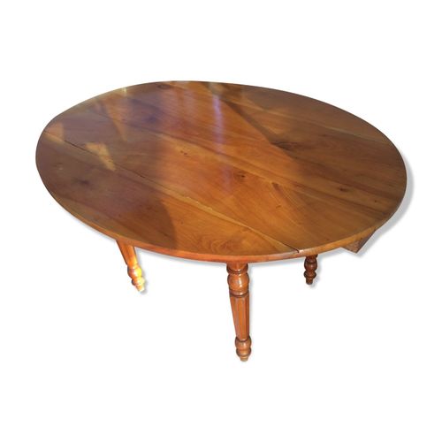 Table Ovale En Merisier Poque Louis Philippe Bois