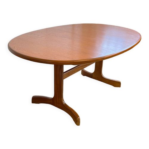 Table Ovale Rallonge Papillon Bois
