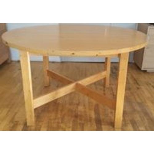 Table Ronde Extensible Ikea Pin Massif