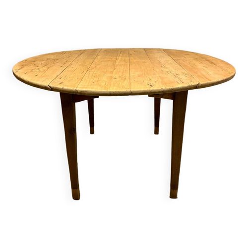 Table Ronde Volets Bois