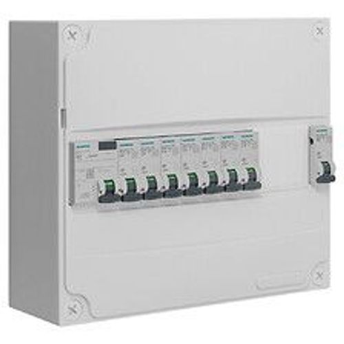 Tableau 1 Range Pr-quip 1 Inter. Diff. 40a Type Ac + 8 Disjoncteurs-Siemens Ingenuity For Life