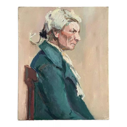Tableau Ancien Dun Anctre Multicolore