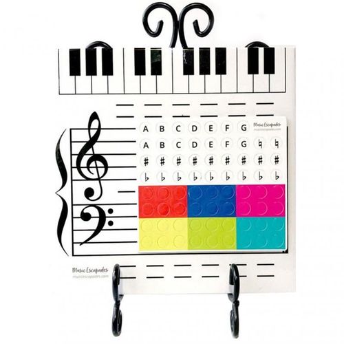Tableau Blanc Effaable Avec Aimant, Autocollants D'criture, Effacement  Sec, Tableau D'Enregistrement, Outils D'Enseignement De La Musique
