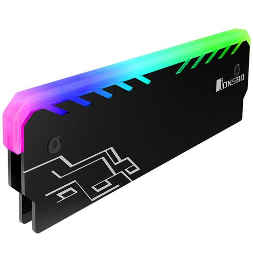 Tableau De Dissipation Thermique Pour Ordinateur De Bureau, Avec Avec Accroissement De Frquence Et Rgb Lumire Ram, Ddr Ddr3 Ddr4, Accessoire De Gaming, 2 Pices,