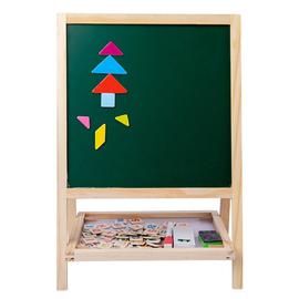Tableau noir 2 en 1 pour enfants, support en bois coloré, planche  d'écriture Double face, levage, planche pliante pour dessin et peinture,  jouet éducatif