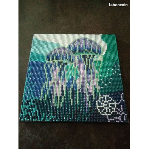 Tableau Pieuvres 20x20 Diamonds Painting