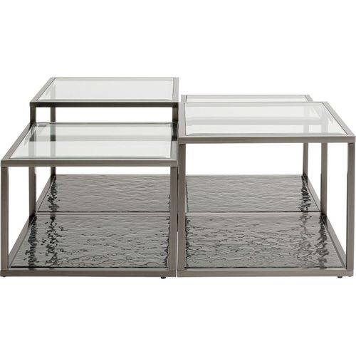 Tables Basses Orion Graphite Set De 4 Kare Design