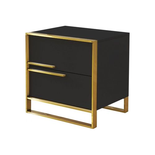 Tables De Chevet Or Veneto - Noir
