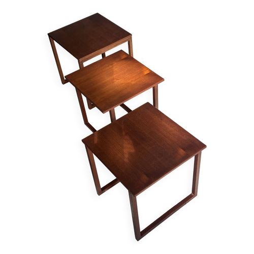 Tables Encastrables Teck Kai Kristiansen Design Annes 60 Bois