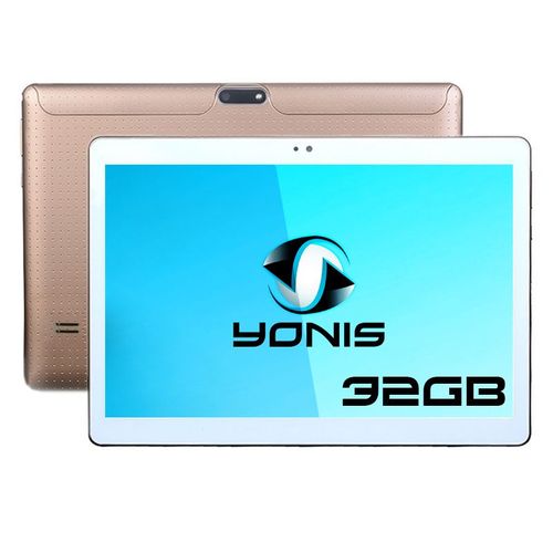 Tablette Android 7.0 Dual Sim 4G Ecran Ips 10 Pouces Quadcore Bluetooth GPS Dor + SD 4Go YONIS