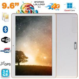 Tablette tactile android 7' quad core google play store blanc 24