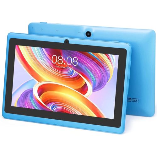 Tablette 7 Pouces,Tablette Android,Double Camras,WiFi,Bluetooth,GPS,Azur
