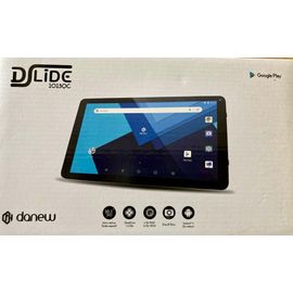 Coque Pour Danew Dslide 1095 10.95-Pouces Tablette Coque Etui Case Rotation à 360 Degrés Angles De Vue Multiples Socle En Cuir PU Folio Cover Brun