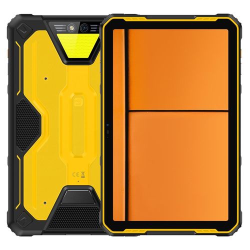 Tablette Durcie 11 Pouces Android 13 Octa Core 16GB RAM 256GB ROM 48MP Camra 4G Jaune YONIS