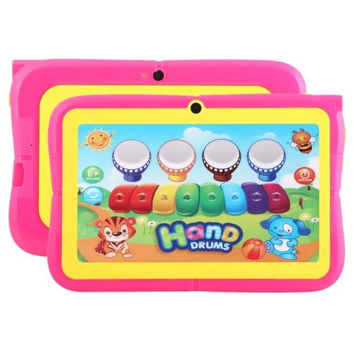 Tablette ducative Android Quad Core Wifi Bluetooth 8 Go Contrle Parental Rose + SD 32Go YONIS