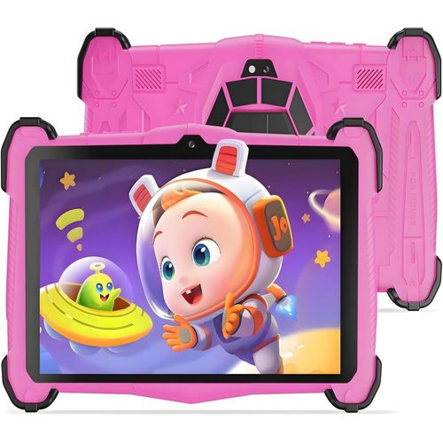 Tablette Enfants 7 Pouces,Tablette Android 14 Octa-Core 2,0 GHz,10 Go RAM + 64 Go ROM (TF 1 to),3000 mAh,WiFi,Bluetooth5.0,Double Camra,Contrle Parental,APP ducation Enfants,Rose