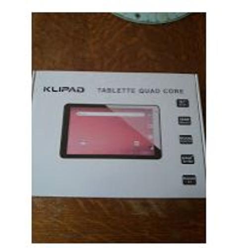 Tablette Klipad KL6889 Wi-fi 16 Go 10.1 pouces Noir