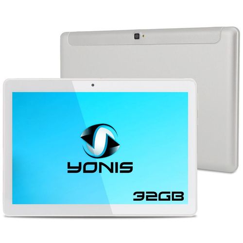 Tablette Multimdia Tactile 10' Android 6.0 32 Go 4G Octa Core 2Go Ram Argent + SD 8Go YONIS