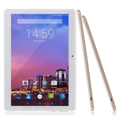 Tablette Multimdia Tactile 10' Android 6.0 4G Octa Core 32 Go Rom 2Go Ram Or + SD 4Go YONIS