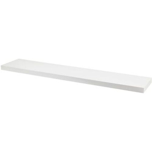 Tablette Murale Avec Fixation Invisible Form Cusko Blanc Brillant 118 Cm