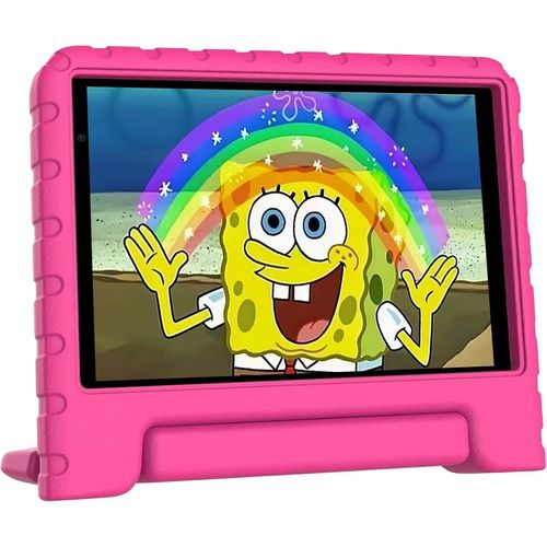 Tablette pour Enfants 32 GB ROM,128 GB Extensible,7 Pouces FHD,Android,WiFi 6|GPS|Play Store,Double camra,Contrle Parental,Jeux ducatifs pour Enfants,Botier en EVA-Rose