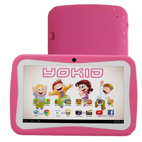 Tablette Tactile Enfant 7 pouces Android Quad Core ducatif 8Go Rose + SD 16Go YONIS