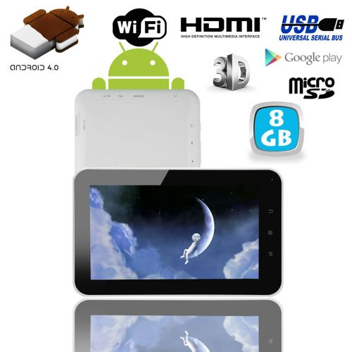 Tablette Tactile Android Full HD 7 Pouces Camra Wifi 8 Go YONIS