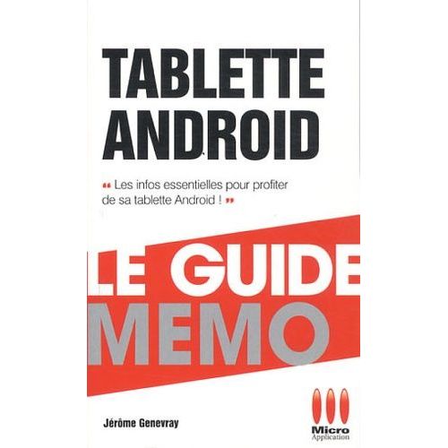 Tablettes Android   de Genevray Jrme  Format Broch 