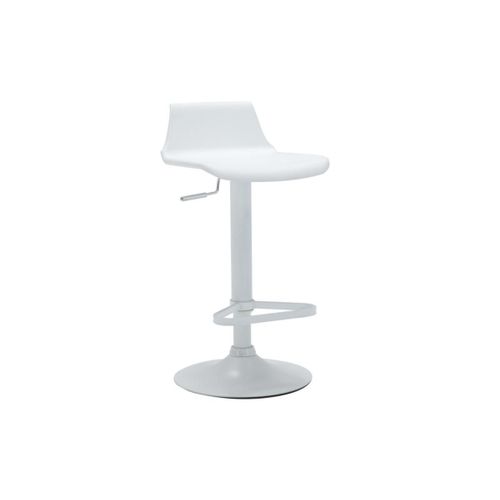 Tabouret De Bar Calas - Polypropylne - Coloris Blanc