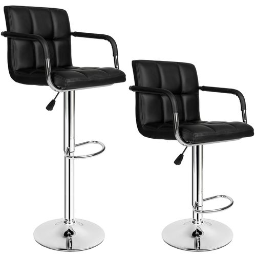 Tectake Lot De 2 Tabourets De Bar Harald