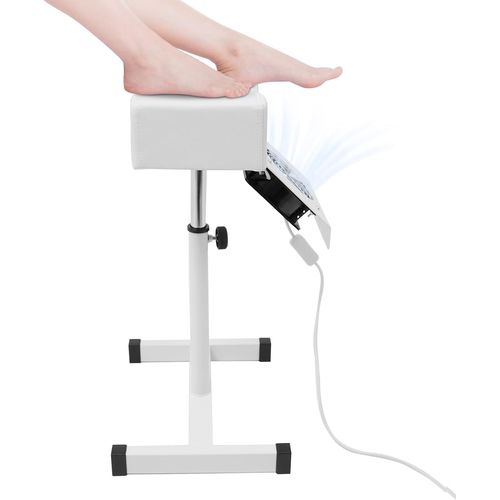 Tabouret De Pdicure-Repose-Pieds Avec Aspirateur-Blanc-Repose-Pieds Rglable-Soins Des Pieds-Pdicure-Repose-Pieds Portable-Repose-Pieds-Manucure (Blanc)