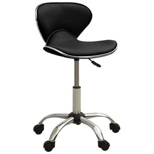 Tabouret De Salon Et Spa Noir Similicuir Vidaxl Vidaxl