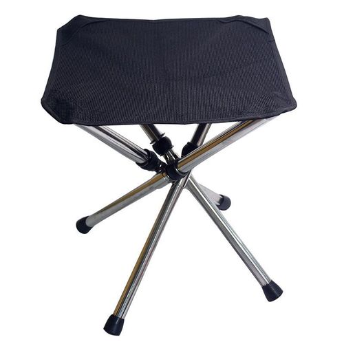 Tabouret Pliant De Camping (Noir-Petit)