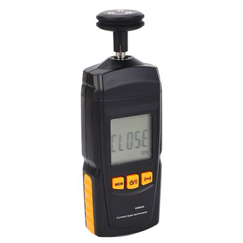 Tachymètre de Contact GM8906, compteur de vitesse linéaire à Rotation numérique, jauge de révolution portable pour moteur et ventilateur