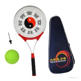 Amagogo Tai Chi Schläger Ball Set - Softball Fitness Mit Aufbewahrungstasche