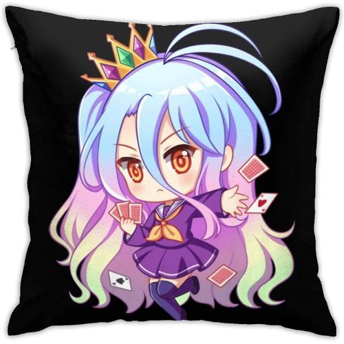 Taie D'oreiller Carre Douce - Dcoration D'intrieur - Lit, Canap, Ferme - Coussin Des Deux Cts - 45 X 45 Cm - Anime Naruto Uzumaki