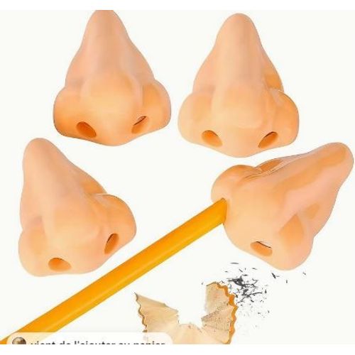 Taille Crayon Original En Forme De Nez.... 2 Trous Selon (Les Narines) Selon La Demande De Finition De La Mine.