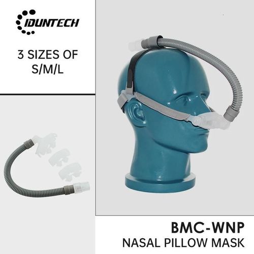 Taille-Sml - Masque Oreiller Nasal Bmc Cpap Avec 3 Tailles, Sangle Rglable Et Petits Tubes Pour Le Sommeil, Solution Pour Arrter L'apne, Ronflement, Livraison Gratuite