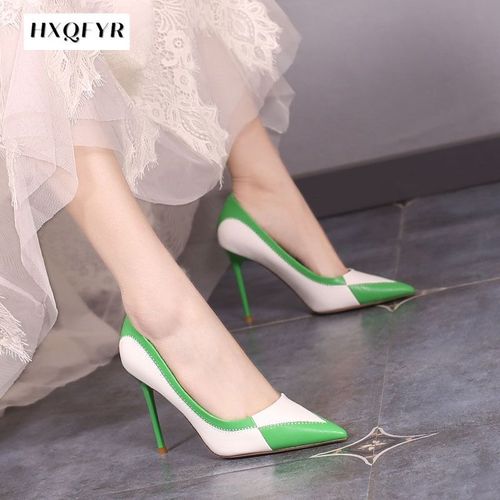 Talons Aiguilles Pointus Pour Femmes,Chaussures  Bouche Peu Profonde,Chaussures Provoqu Pour Dames,Talons Confortables Classiques,Mode Sexy,2022 - 38