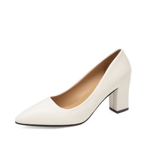 Talons Hauts Pointus En Cuir Verni Peu Profond Pour Femmes,Chaussures  Plateforme Fine,Escarpins De Travail,Mode lgante, - 42