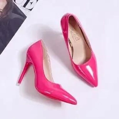Talons Hauts Pointus Pour Femmes,Chaussures Lolita,Talons Peu Profonds,Mode Astronomique,Bote De Nuit,Parker Stiletto Rouge - 37