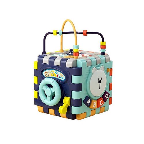 Tambour  Main  Six Faces Pour Bb Jouet Multifonctionnel Cube D Activit Pour Bb Apprentissage Prcoce ducatif Avec Lumire Musicale