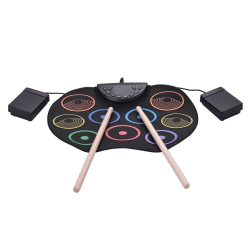 Tambour lectronique Portable Usb, Tambour lectronique Lamin  La Main, Jouet Pour Bb, Ensemble D'Instruments De Percussion Pour Enfants Dbutants