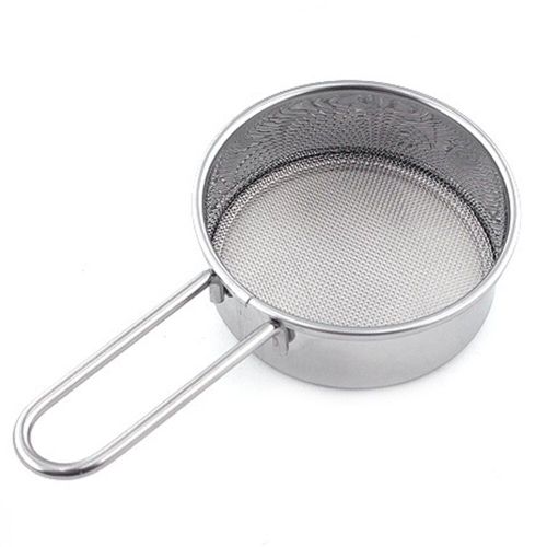 Tamis  Farine En Acier Inoxydable, Tamis  Mailles  Main, Divers Usages, Tamis De Cuisson Avec Poigne, Passoire  Farine