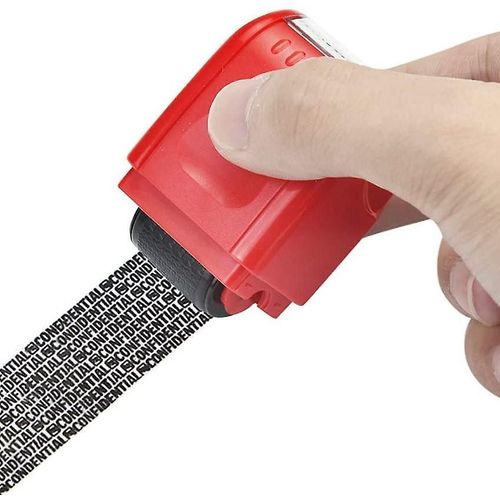 Tampon  Rouleau Pour La Protection Des Donnes - Encre Durable, Portable Et  Schage Rapide, Idale Pour Les Factures Et Les Documents